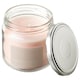 ADELSYREN香味蜡烛在玻璃盖,葡萄柚和玫瑰/淡粉色,40小时