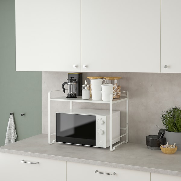 AVSTEG厨房工作台面架,白色,54 x36厘米