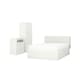 BRIMNES卧室家具,组3,白色,180 x200型cm