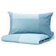 BRUNKRISSLA被套和枕套,淡蓝色,150 x200/50x80厘米