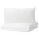 DVALA被套和枕套,白色,150 x200/50x80厘米