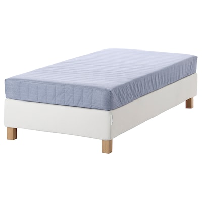 ESPEVAR / VADSO沙发床,白色/额外的浅蓝色,90 x200型cm