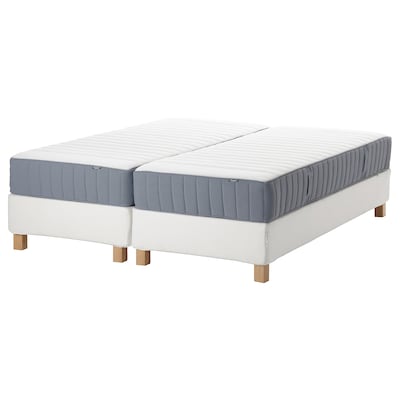 ESPEVAR / VALEVAG沙发床,白色/额外的浅蓝色,180 x200型cm