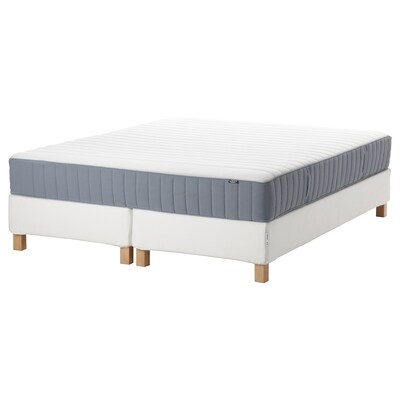 ESPEVAR / VALEVAG沙发床,白色/额外的浅蓝色,160 x200型cm