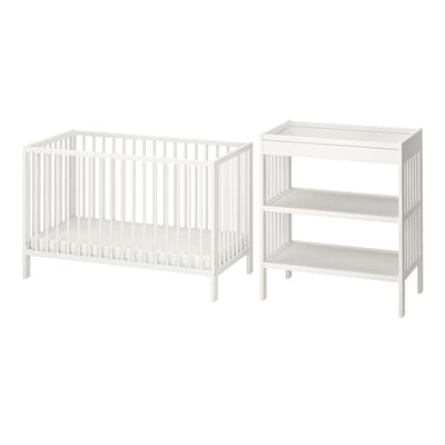 格列佛宝宝盖的家具,白色,x120 60厘米