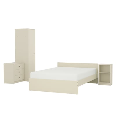 GURSKEN卧室家具,组4,浅肤色,140 x200型cm