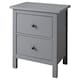 HEMNES有2个抽屉的柜子,灰色的彩色,54 x66厘米