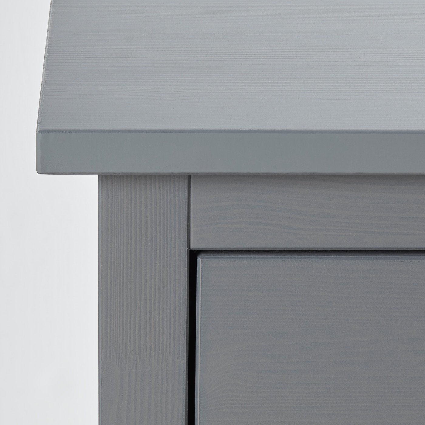 HEMNES有2个抽屉的柜子,灰色的彩色,54 x66厘米