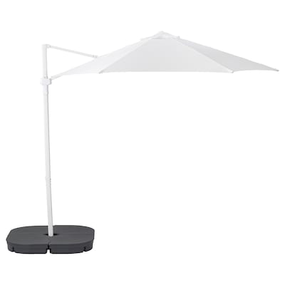 HOGON阳伞,挂基地,白色/ Svarto深灰色,270厘米