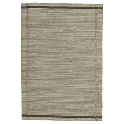 flatwoven HOJET地毯,手工/米色133 x195厘米