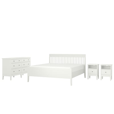 IDANAS卧室家具,组4,白色,180 x200型cm