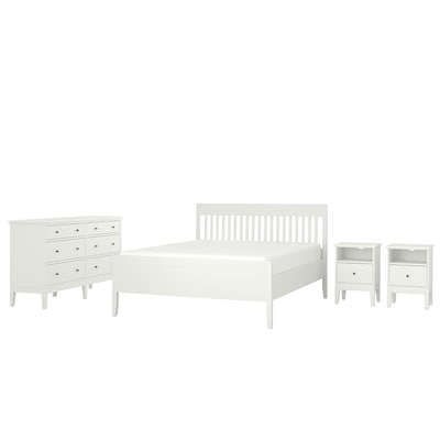 IDANAS卧室家具,组4,白色,160 x200型cm