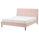 IDANAS软垫床框架,180年贡纳淡粉色x200型cm
