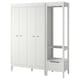 IDANAS衣柜组合,白色,180 x59x211厘米