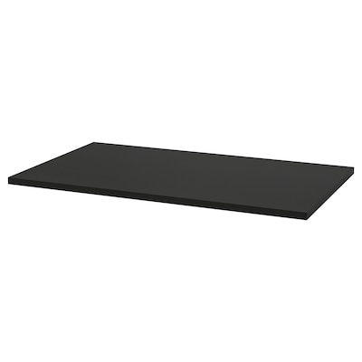 IDASEN桌面,黑色120 x70厘米
