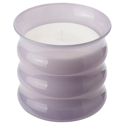 JAMNMOD带香味的蜡烛在玻璃、香豌豆/紫色,50小时