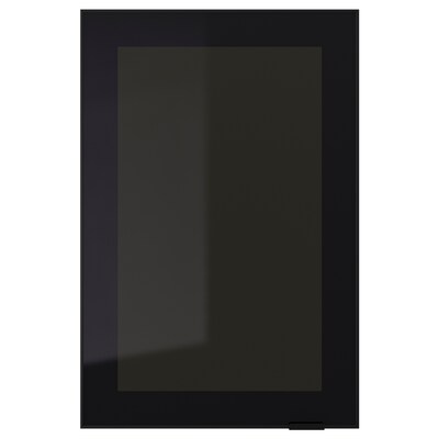 JUTIS玻璃门,烟色玻璃/黑色,x60 40厘米