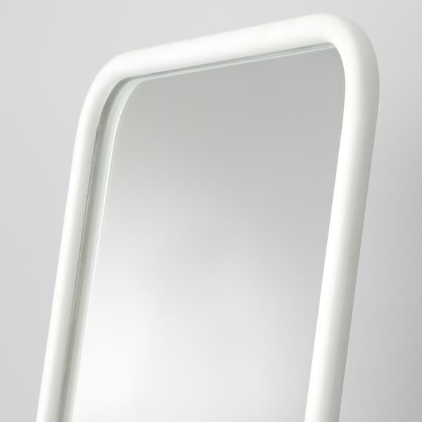 破碎器站镜子,白色,48 x160厘米