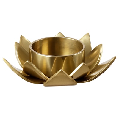 KNASTRIGT茶蜡,金色/ Lotus, 3厘米