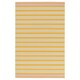 KORSNING地毯flatwoven /户外,黄色/粉色/条纹160 x230厘米