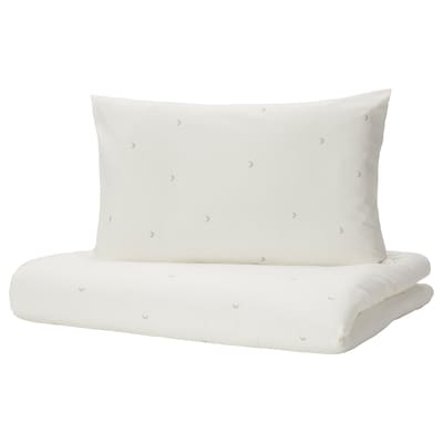 LENAST枕套被套1床,白色,110 x125/35x55厘米