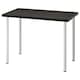 LINNMON /阿办公桌,黑褐色/白色,100 x60厘米
