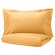 2 LUKTJASMIN被套和枕套,黄色,x220/50x80 240厘米