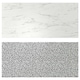 LYSEKIL墙板,双面白色大理石效果/黑色/白色的马赛克图案,x55 119.6厘米