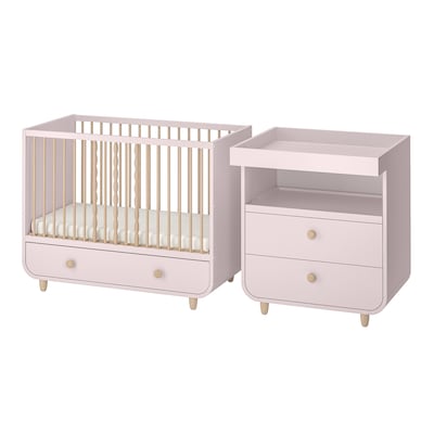 MYLLRA易婴儿家具,淡粉色,x120 60厘米