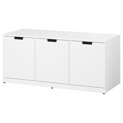 NORDLI有3个抽屉的柜子,白色,120 x54厘米