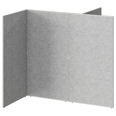 SIDORNA房间隔板,灰色162 x160x150厘米