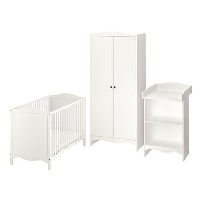 SMAGORA三组婴儿家具,白色,x120 60厘米