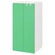 SMASTAD / PLATSA衣柜,白色/绿色x57x123 60厘米