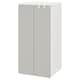 SMASTAD / PLATSA衣柜,白色/灰色,x57x123 60厘米