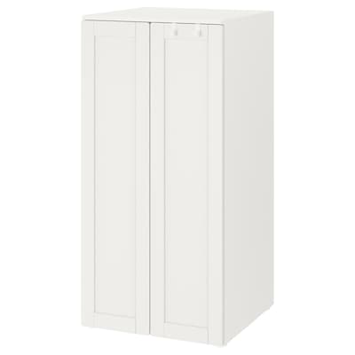 SMASTAD / PLATSA衣柜,白色白色/框架,x57x123 60厘米