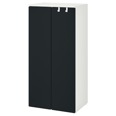 SMASTAD衣柜,白色/黑板表面,x42x123 60厘米