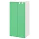 SMASTAD衣柜,白色/绿色x42x123 60厘米