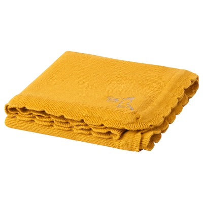 SOLGUL毯子,暗黄,70 x90厘米