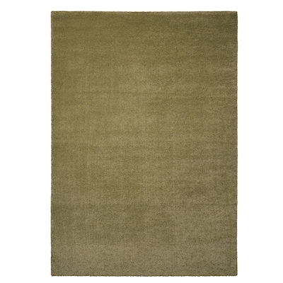 STOENSE地毯、低桩、橄榄绿,x195 133厘米