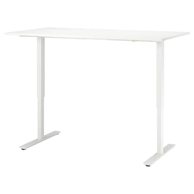 TROTTEN办公桌坐/站,白色,160 x80厘米