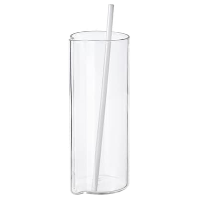 VARMBLIXT玻璃水瓶,透明玻璃,1.0 l