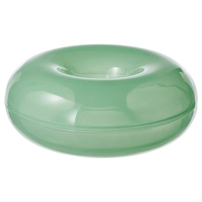 VARMBLIXT服务碗盖,玻璃/绿,18厘米