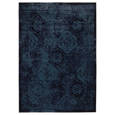 VONSBAK地毯、低桩、深蓝、×200厘米
