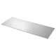 SALJAN Maßarbeitsplatte aluminiumfarben / Laminat, 45.1 - -63.5 x3.8厘米