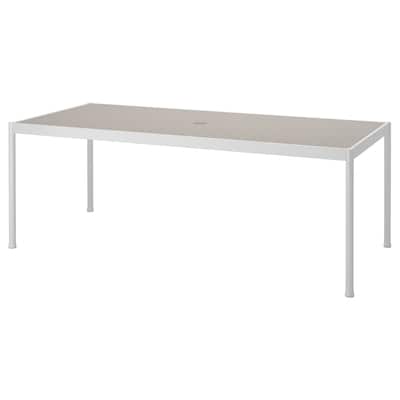 SEGERON Tisch / außen weiß/米色91 x212厘米