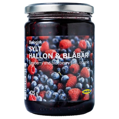 SYLT HALLON & BLABAR Himbeer / Blaubeerkonfiture,生物,biologisch 425 g