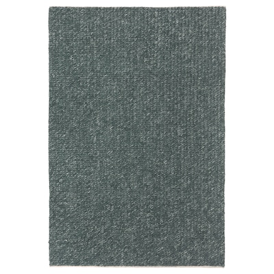 flatwoven AVSKILDRA地毯,手工制作的深绿色170 x240厘米