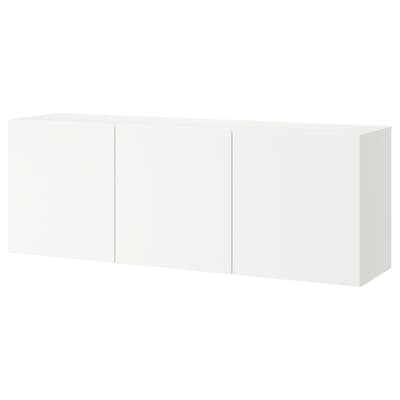 BESTA固定在墙上的内阁组合,白色/ Lappviken白色180 x42x64厘米