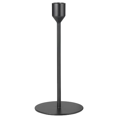 DIPLOMATISK烛台,黑色,22厘米