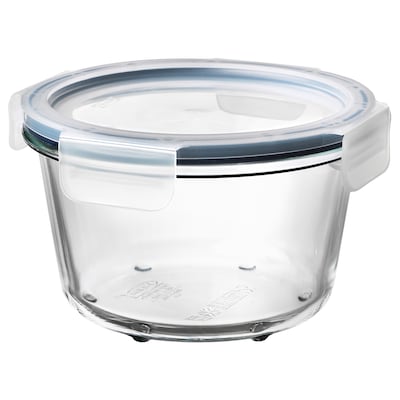 亚博平台信誉怎么样宜家365 +食品容器盖,玻璃/塑料,600毫升